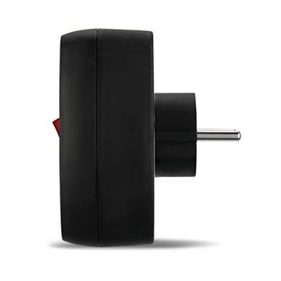 REV 00135171 Stopcontactsplitter Zwart