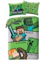 Minecraft Dekbedovertrek explore - 140 x 200 cm - 70 x 90 cm - Polyester - thumbnail
