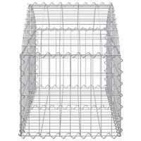 Schanskorf gewelfd 100x50x40/60 cm gegalvaniseerd ijzer - thumbnail