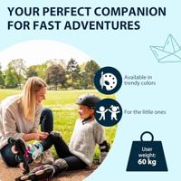 Hudora inline skeelers basic mint, maat 30-33 - thumbnail