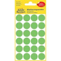 Etiket az 3174 rond 18mm lichtgroen 96stuks - thumbnail