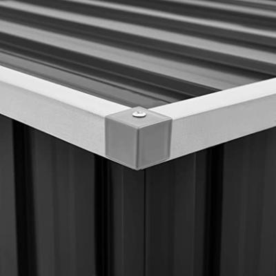 Tuinbox 129x67x65 cm antraciet Tuinbox 129x67x65 cm antraciet