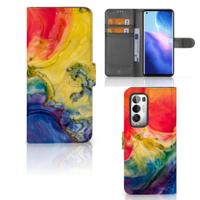 Hoesje OPPO Find X3 Neo 5G Watercolor Dark - thumbnail
