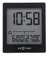 Digitale tafelwekker 7.7x8.9x3cm-RCC-ABS-NeXtime-"Wake Up" - thumbnail