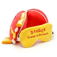 Relaxeazzz Adoramagics Draak Rond Reiskussen & Slaapmasker - thumbnail