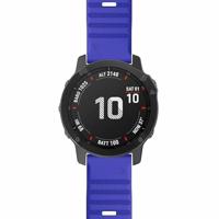 By Qubix - Siliconen bandje - Kobalt blauw - Compatible met Garmin Tactix 8-51mm - Compatible Garmin bandje - thumbnail