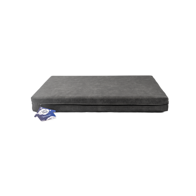 Let's Sleep Mellow Mattres Hondenkussen, hondenmand, orthopedische hondenmatras, 80 x 55 x 10 cm, M, antraciet