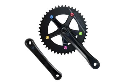 Sugino Cool Messenger 48t Crankset - Zwart