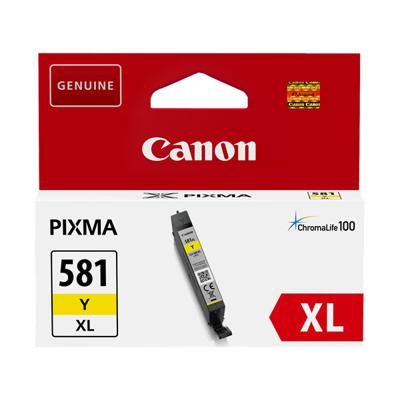 Canon inktcartridge CLI-581Y XL, 199 foto's, OEM 2051C001, geel
