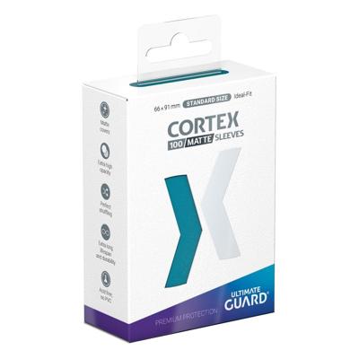 Ultimate Guard Cortex Sleeves Matte Standard Size (100) - Petrol Ultimate Guard Cortex Sleeves Matte Standard Size (100) - Petrol