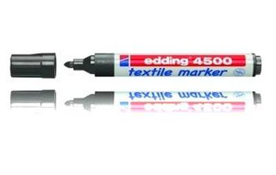 Textielmarker edding 4500 rond 2-3mm grijs | 10 stuks