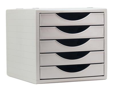 Modulaire archiefkast Archivo 2000 ArchivoTec Serie 4000 5 lades Din A4 Grijs 34 x 27 x 26 cm Modulaire archiefkast Archivo 2000 ArchivoTec Serie 4000 5 lades Din A4 Grijs 34 x 27 x 26 cm