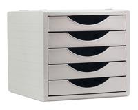 Modulaire archiefkast Archivo 2000 ArchivoTec Serie 4000 5 lades Din A4 Grijs 34 x 27 x 26 cm - thumbnail