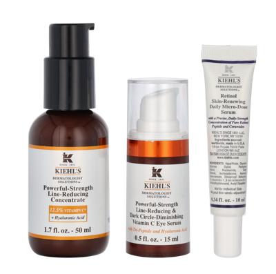 Kiehls - Kiehl's Stay Bright Day & Night Skincare Set 75 ml Kiehls - Kiehl's Stay Bright Day & Night Skincare Set 75 ml