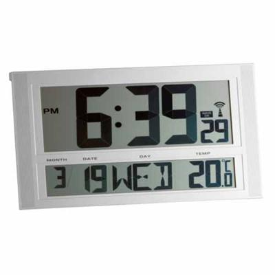 Radiografische klok met temperatuur XXL Radiografische klok met temperatuur XXL