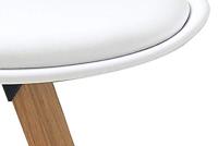byLIVING 2 stoelen Kira (Wit/eiken) - thumbnail