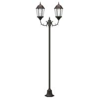 Tuin Lantaarnpaal Brons Aluminium en Glas - thumbnail