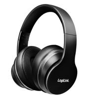 LogiLink BT0053 Over Ear koptelefoon Bluetooth Stereo Zwart Noise Cancelling - thumbnail