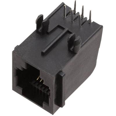 encitech RJJU-66-147-E7V-010 RJ12-connector 3257-0010-05 Bus, inbouw horizontaal Aantal polen (sensoren) 6P6C Zwart 1 stuk(s)