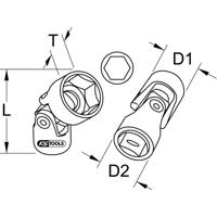 KS Tools 9173948 9173948 Verwisselbare kop 17 mm - thumbnail