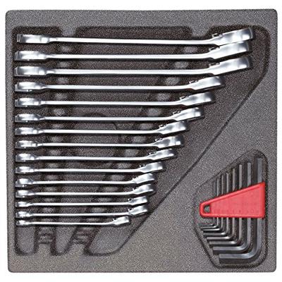 Gedore RED 3301700 R22250001 Steek-ringratelsleutelset 07 - 29 mm