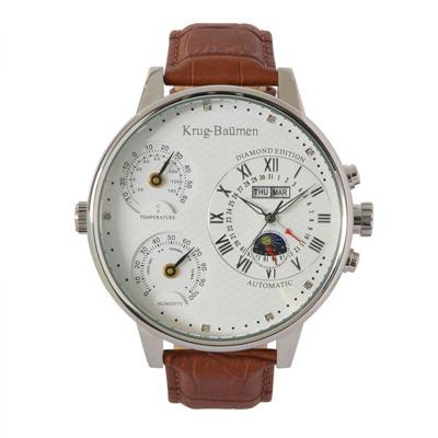 Krug Baumen KBW-200-04 Weather Diamond Heren Horloge 55mm Krug Baumen KBW-200-04 Weather Diamond Heren Horloge 55mm