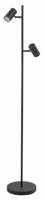 Highlight Vloerlamp Burgos 2 lichts H 142 cm zwart - thumbnail