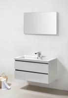 Onderkast Sanilux Trendline 100x47x50 cm Hoogglans Wit - thumbnail