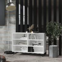 Dressoir 103,5x35x70 cm spaanplaat wit - thumbnail