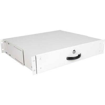 ROLINE 19-inch toetsenbordlade 2 U, 400mm diep afsluitbaar grijs ROLINE 19-inch toetsenbordlade 2 U, 400mm diep afsluitbaar grijs
