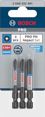 Bosch Accessoires Impact Control Bit PH1/2/3 50 mm - 2608522491