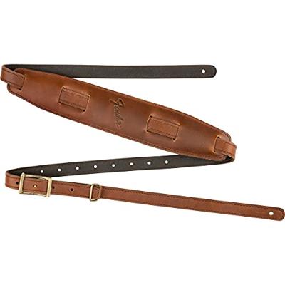 Fender Mustang Saddle Strap Cognac gitaarband Fender Mustang Saddle Strap Cognac gitaarband
