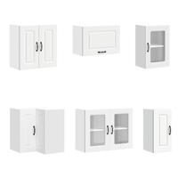 11-delige Keukenkastenset Kalmar bewerkt hout artisanaal eiken - thumbnail