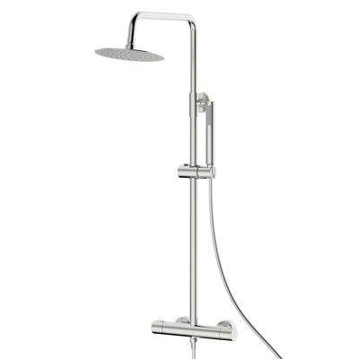 Regendoucheset AquaSplash Rise Opbouw Incl. Glijstang RVS Look Aquasplash