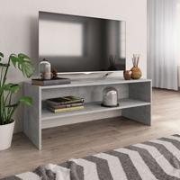 VidaXL Tv-meubel 100x40x40 cm bewerkt hout betongrijs - thumbnail