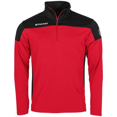 Stanno 408015 Pride 1/4 Zip Top - Red-Black - L Stanno 408015 Pride 1/4 Zip Top - Red-Black - L