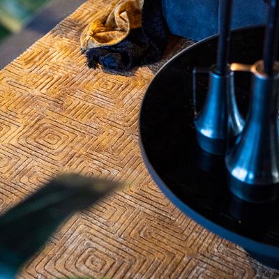 By-Boo Vloerkleed 'Madam' 160 x 230cm, kleur Geel By-Boo Vloerkleed 'Madam' 160 x 230cm, kleur Geel