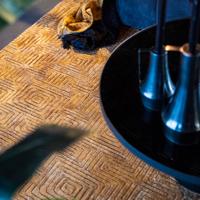 By-Boo Vloerkleed 'Madam' 160 x 230cm, kleur Geel - thumbnail