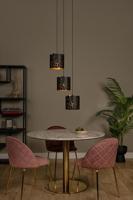 Lucide ALMELO - Hanglamp - 3xE27 - Zwart - thumbnail