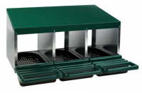 Gaun Pluimvee Legnest Plastic Vloer 3 Vakken (Max. 15 kippen) - thumbnail