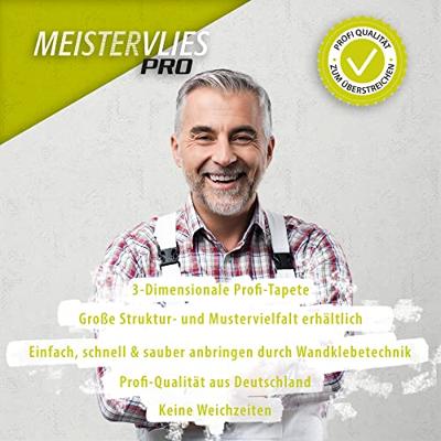 AS Creation MeisterVliesbehang 7 - Overschilderbaar - 321411