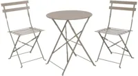 Ambiance bistroset vouwbaar taupe - thumbnail
