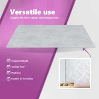 VidaXL Trap tread vierkant 4 pcs zilver 30 x 30 cm aluminium - thumbnail