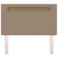 Hoofdbord met LED -striplichten Cappuccino 100 cm PVC - thumbnail