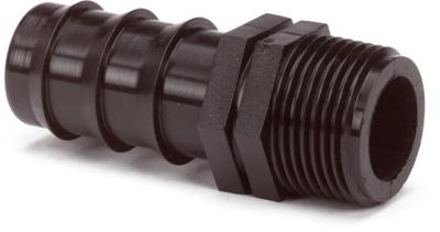 Slangtule met buitendraad 12mm x 1/2