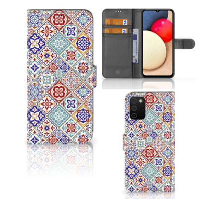 Samsung Galaxy A03s | Bookcase | Tiles Color