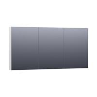 Brauer Impress Deluxe Spiegelkast - 140 cm - met interne en externe Verlichting - 3 Dubbelzijdige Spiegeldeuren - Hoogglans Wit - thumbnail