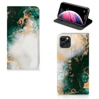 Standcase voor Apple iPhone 11 Pro Max Marmer Groen - thumbnail