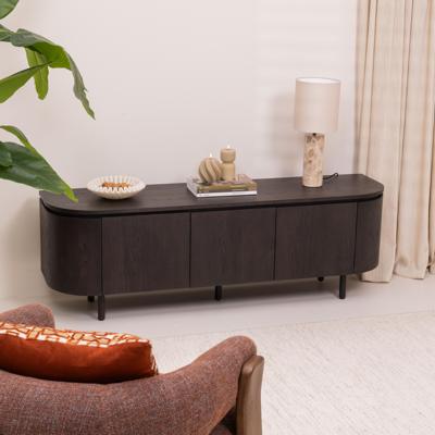 Livingfurn TV-meubel 'Tobago' Eiken, 170cm, kleur Espresso
