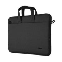 Laptoptas trust bologna eco 16 inch zwart | 15 stuks - thumbnail